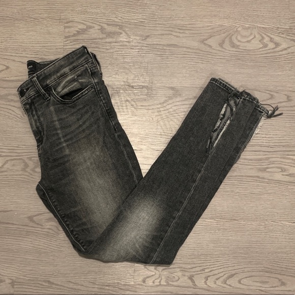 Lucky Brand Denim - LUCKY BRAND - distressed black jeans size 4/27, worn once & in great condition